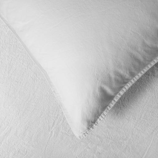 Vintage Design Quilt Cover Vintage Design WHITE Lee Washed Cotton Quilt Cover Set