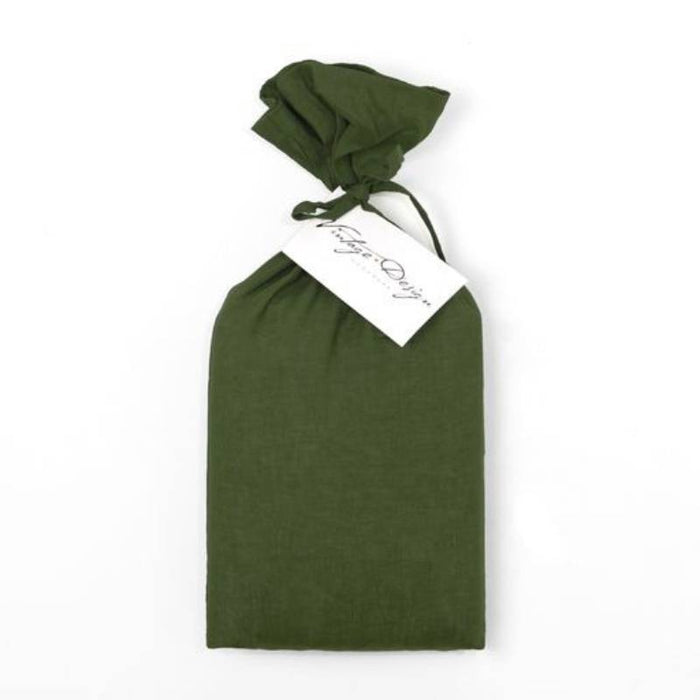 Vintage Design Olive French Linen Valance Vintage Design