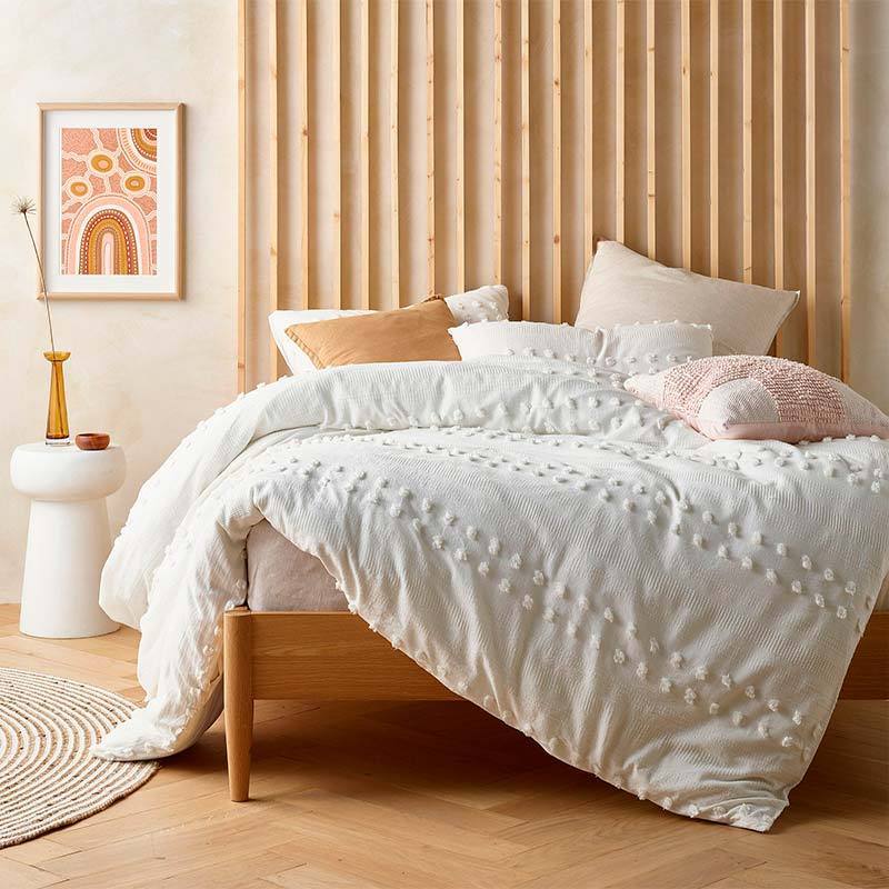 Vintage Design Sans Soucci Natural Quilt Cover Set Vintage Design