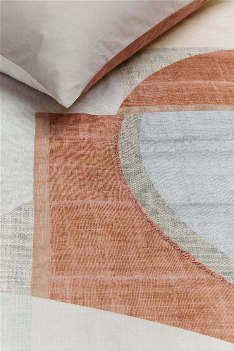 vtWomen Quilt Cover vTWomen Pale Colouring Natural Cotton Quilt Cover Set