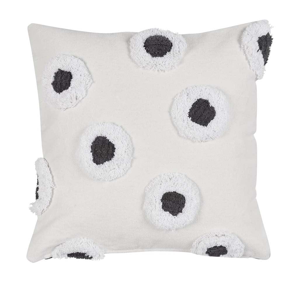 vtWomen Cushion VTWonen Stripe and Eye Natural Filled Cushion - 50cm x 50cm