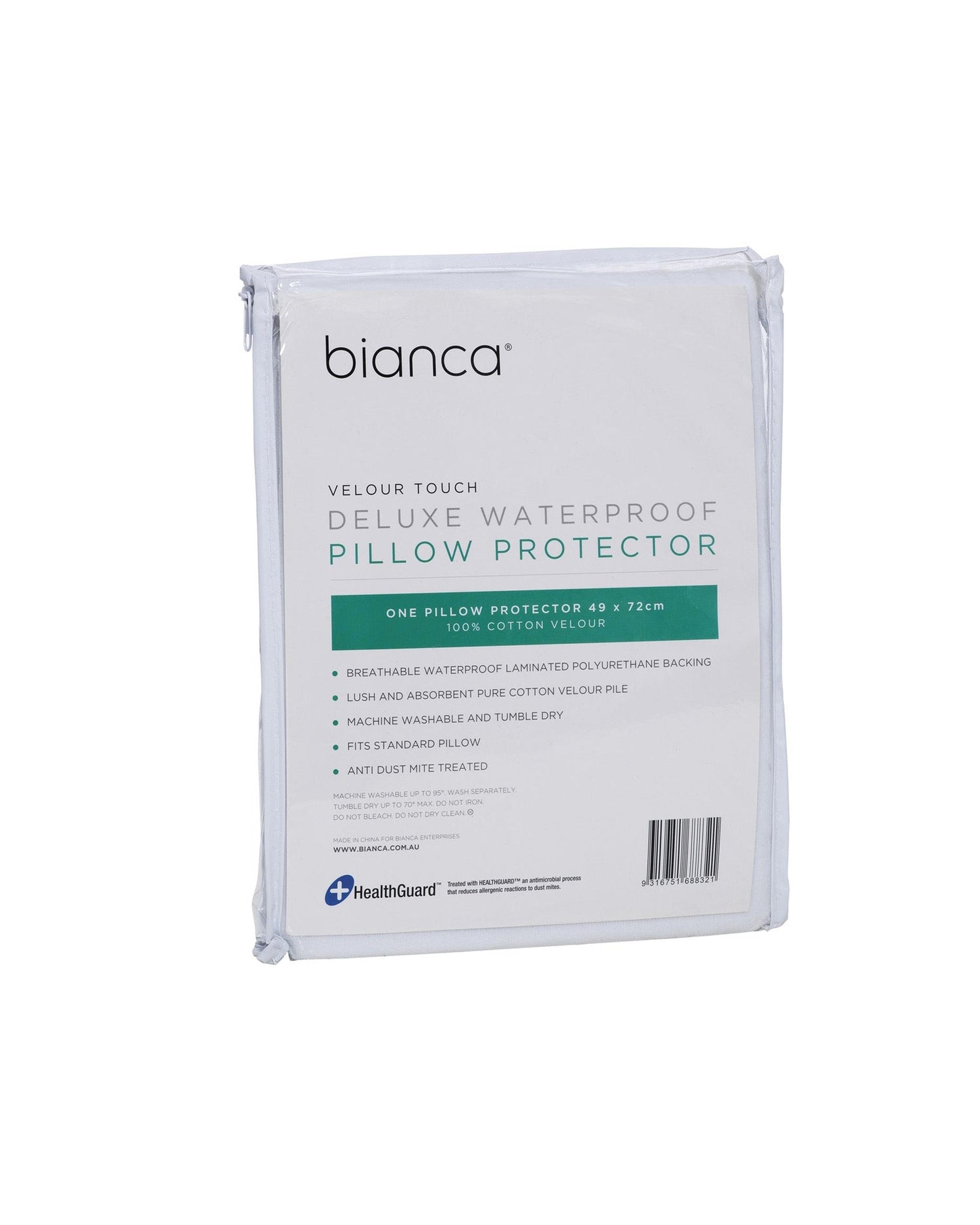 Bianca Bedding DELUXE WATERPROOF COTTON VELOUR MATTRESS PROTECTOR Bianca Bedding