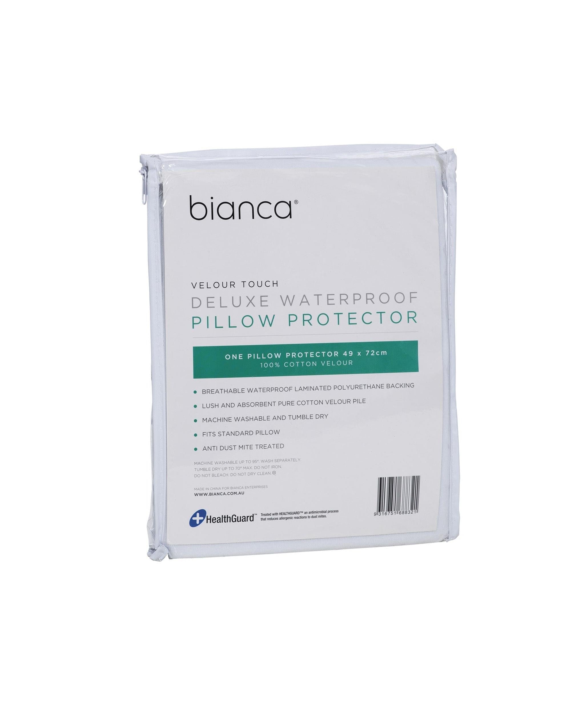 Bianca Bedding DELUXE WATERPROOF COTTON VELOUR MATTRESS PROTECTOR Bianca Bedding
