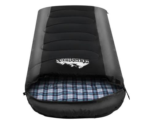 Weisshorn Outdoor Sleeping Sleeping Bag Bags Single Camping Hiking -20°C to 10°C Tent Winter Thermal Grey