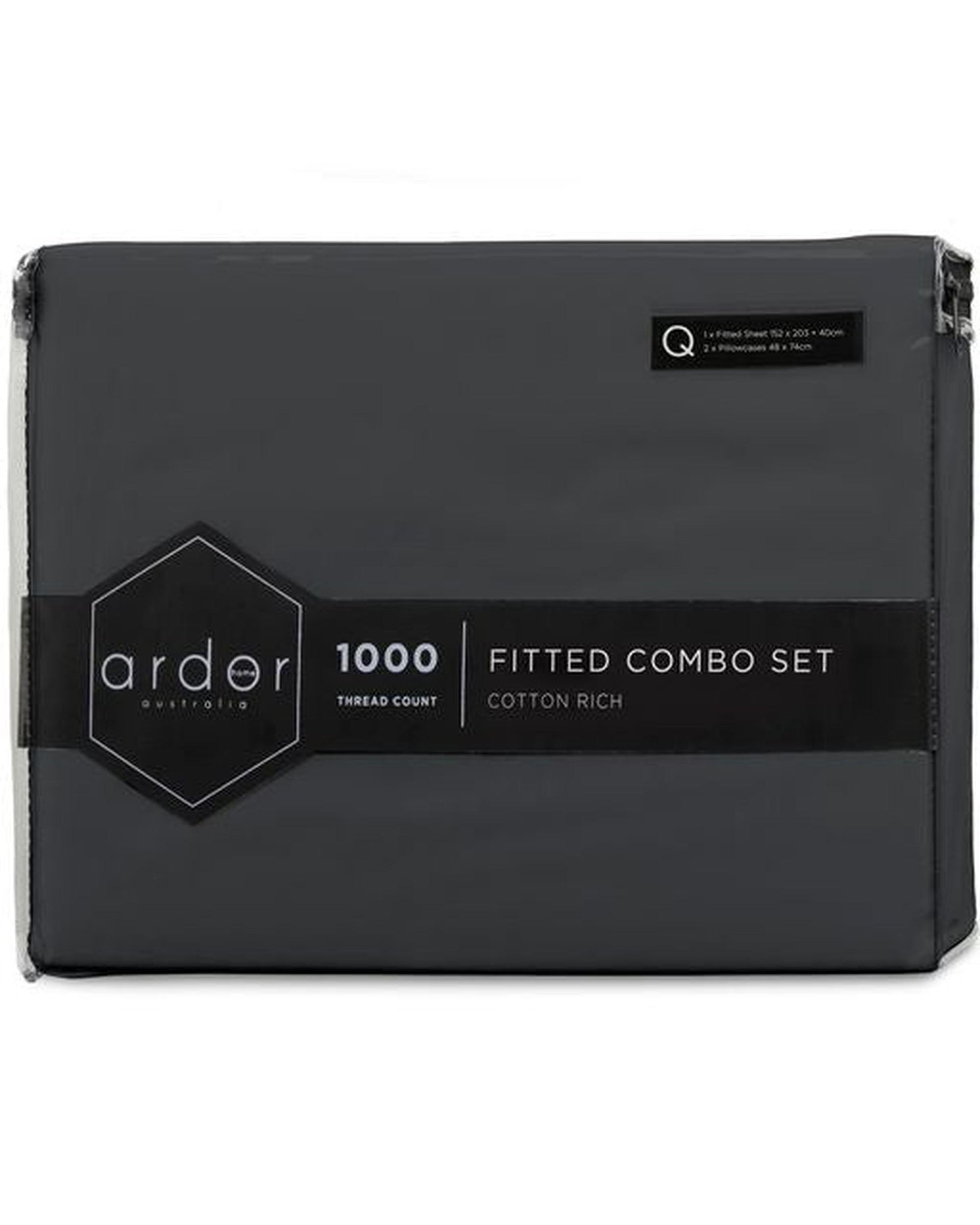 ARDOR "1000TC" FTD COMBO SHEET SET - 5 Colours Ardor Bedding